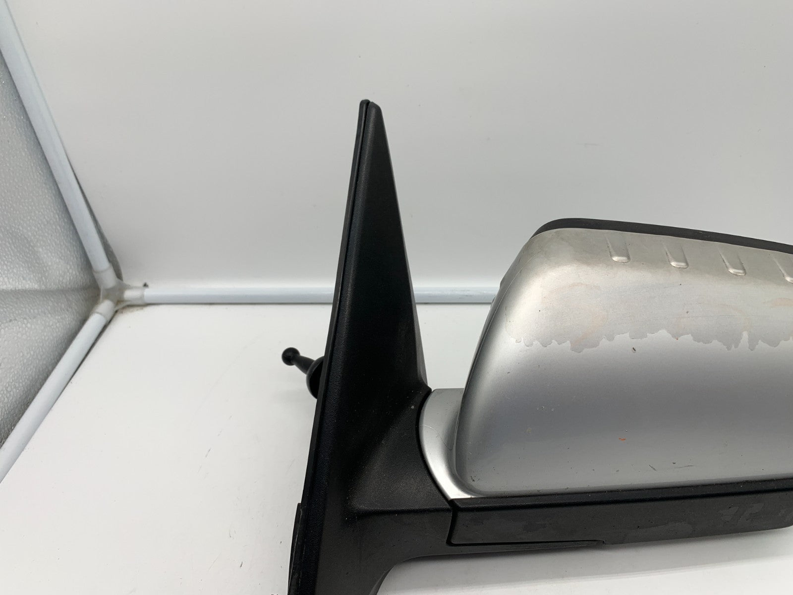 2010-2013 Kia Soul Driver Side View Manual Door Mirror Black OEM Silver