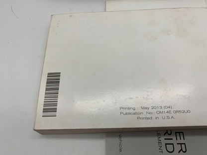2014 Nissan Pathfinder Owners Manual Set with Case OEM D01B64009