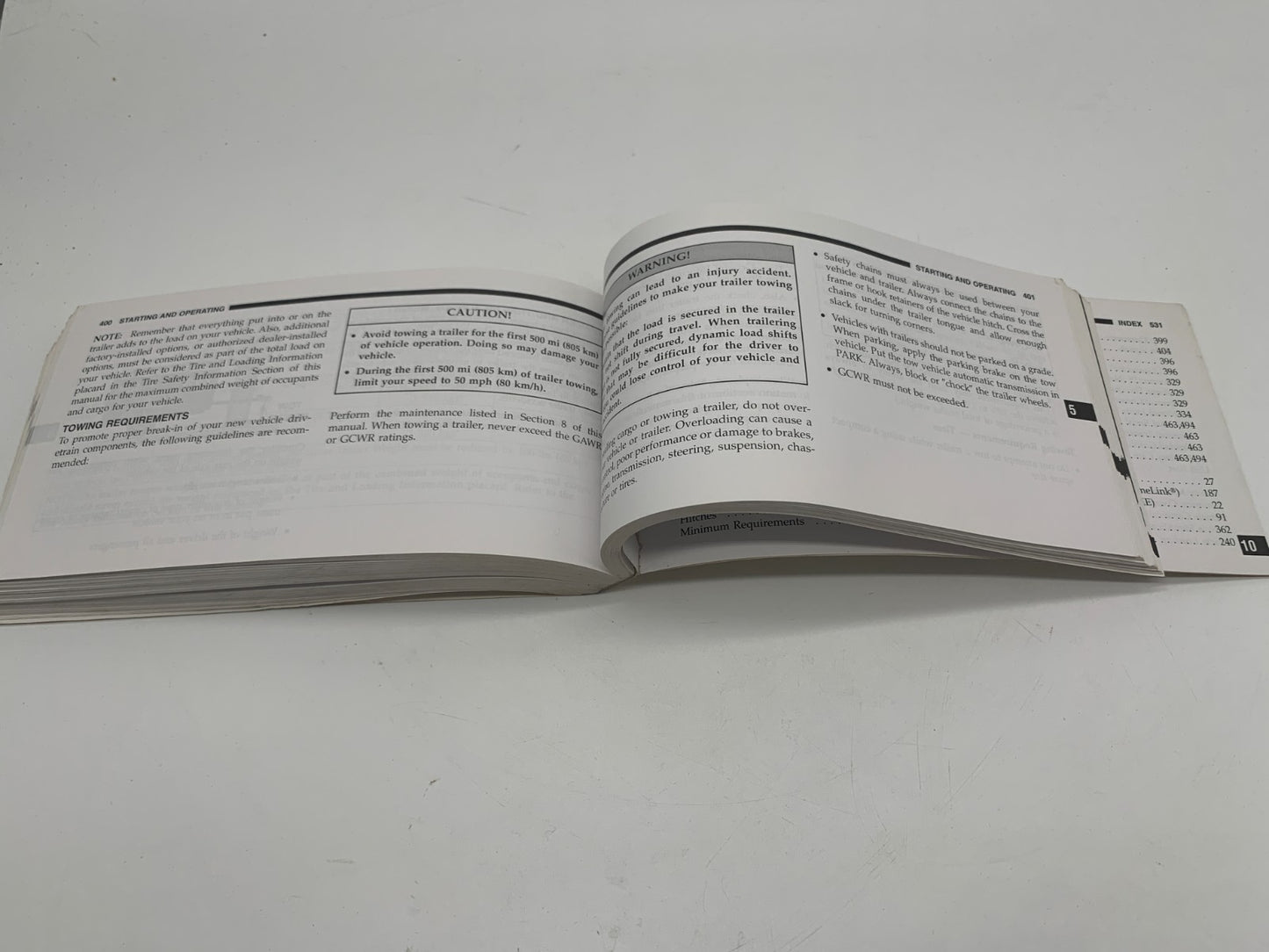 2008 Chrysler Town & Country Owners Manual OEM A02B44058