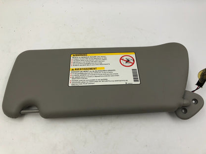 2003-2007 Cadillac CTS Passenger Sun Visor Gray Illuminated OEM A04B47043