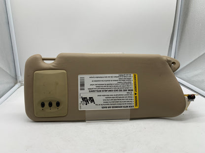 2004-2009 Cadillac SRX Driver Sun Visor Illuminated Brown OEM A04B01003