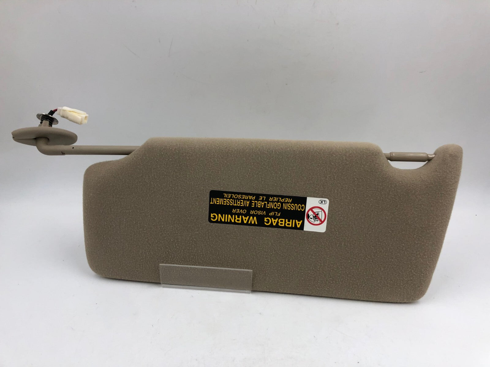 2007-2009 Lexus RX350 Passenger Sun Visor Beige Illuminated OEM D01B23068