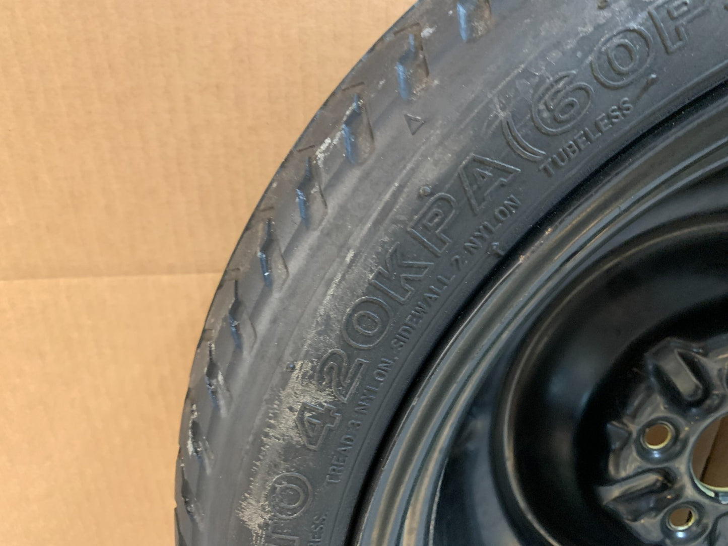 2004-2011 Toyota Prius 16" Spare Tire Compact Donut T125/70D16