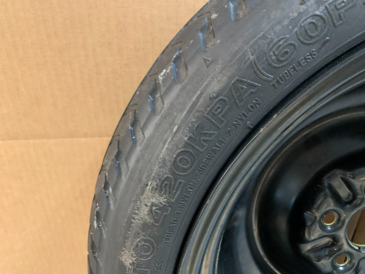 2004-2011 Toyota Prius 16" Spare Tire Compact Donut T125/70D16