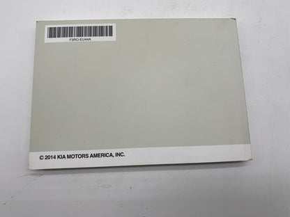 2015 Kia Cadenza Owners Manual Set with Case OEM B02B40047