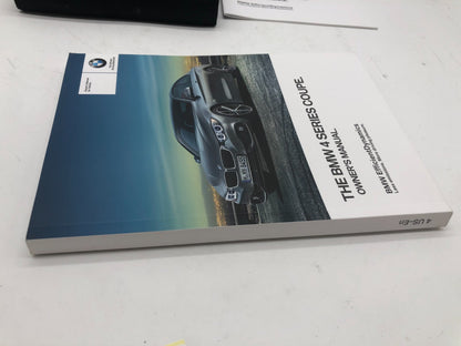 2016 BMW 4 Series Sedan Owners Manual Set with Case OEM B03B44003