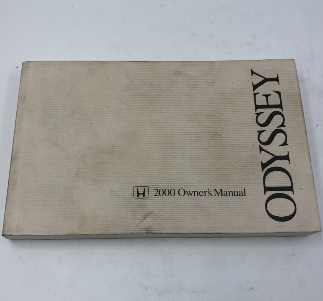 2000 Honda Odyssey Owners Manual OEM C04B50021