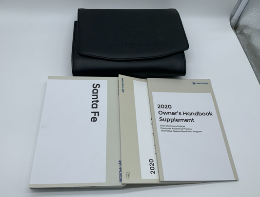 2020 Hyundai Santa FE Owners Manual Set with Case OEM B04B48008