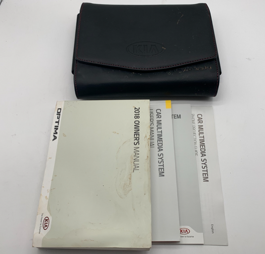 2018 Kia Optima Owners Manual Set with Case OEM A02B43014