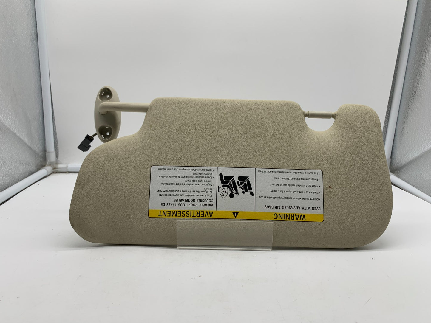 2008-2014 Mini Cooper Passenger Sun Visor Gray Illuminated OEM C04B62025