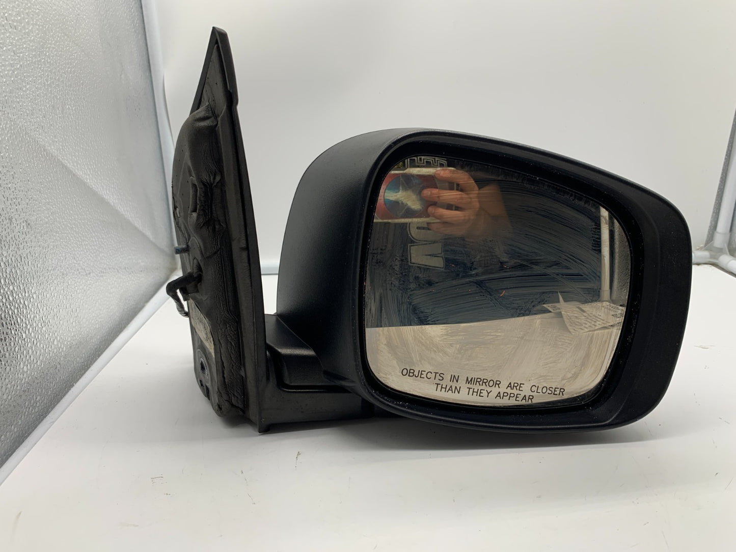 2008-2010 Dodge Caravan Passenger Power Door Mirror Black OEM A01B40014