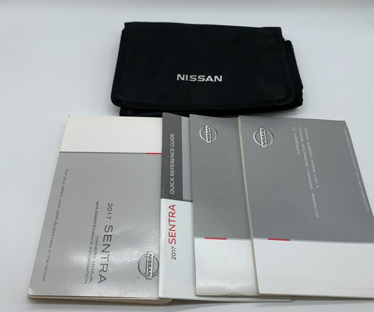 2017 Nissan Sentra Owners Manual Set with Case OEM C03B49015