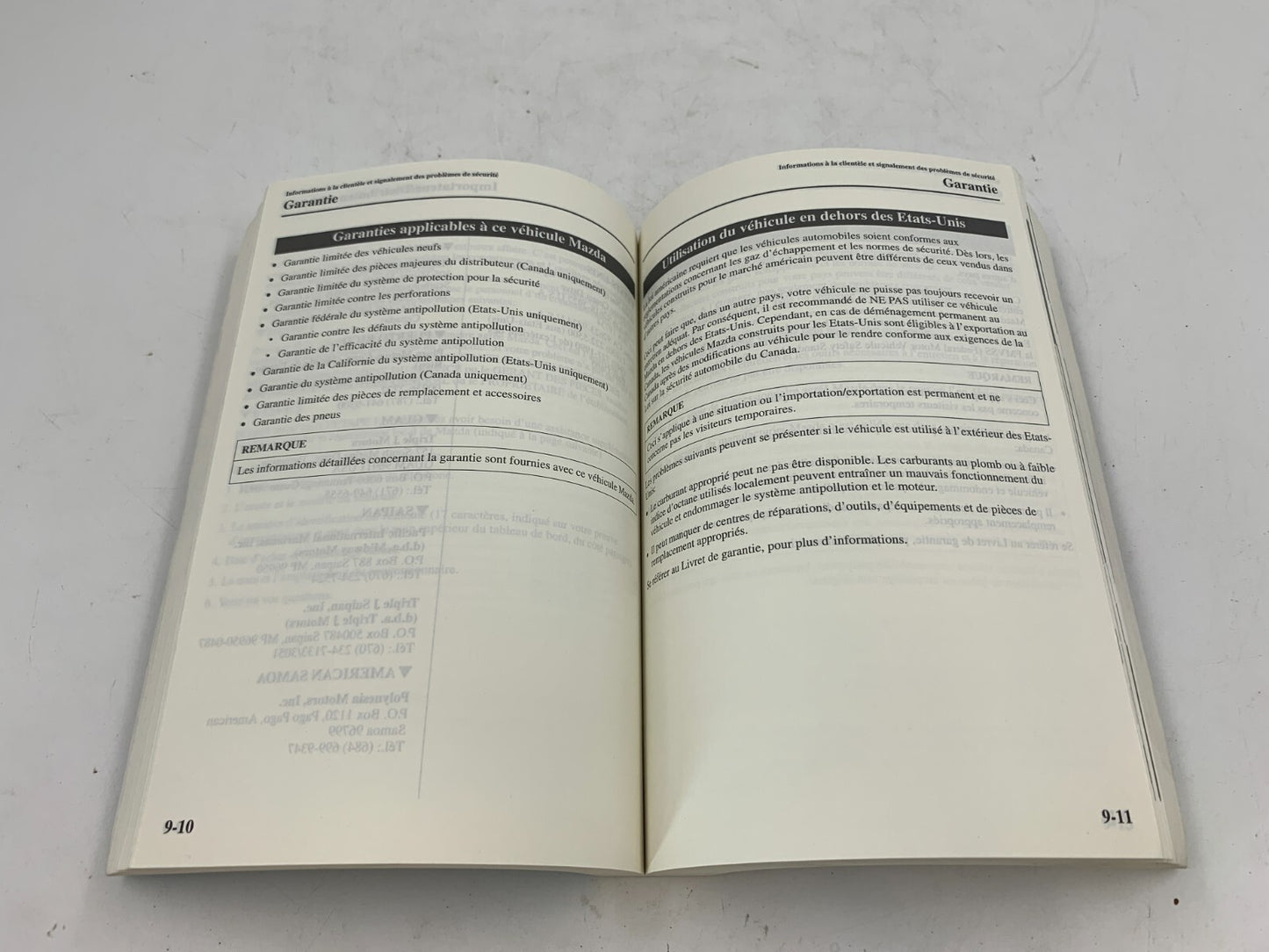 2004 Mazda 3 Owners Manual OEM E02B59005
