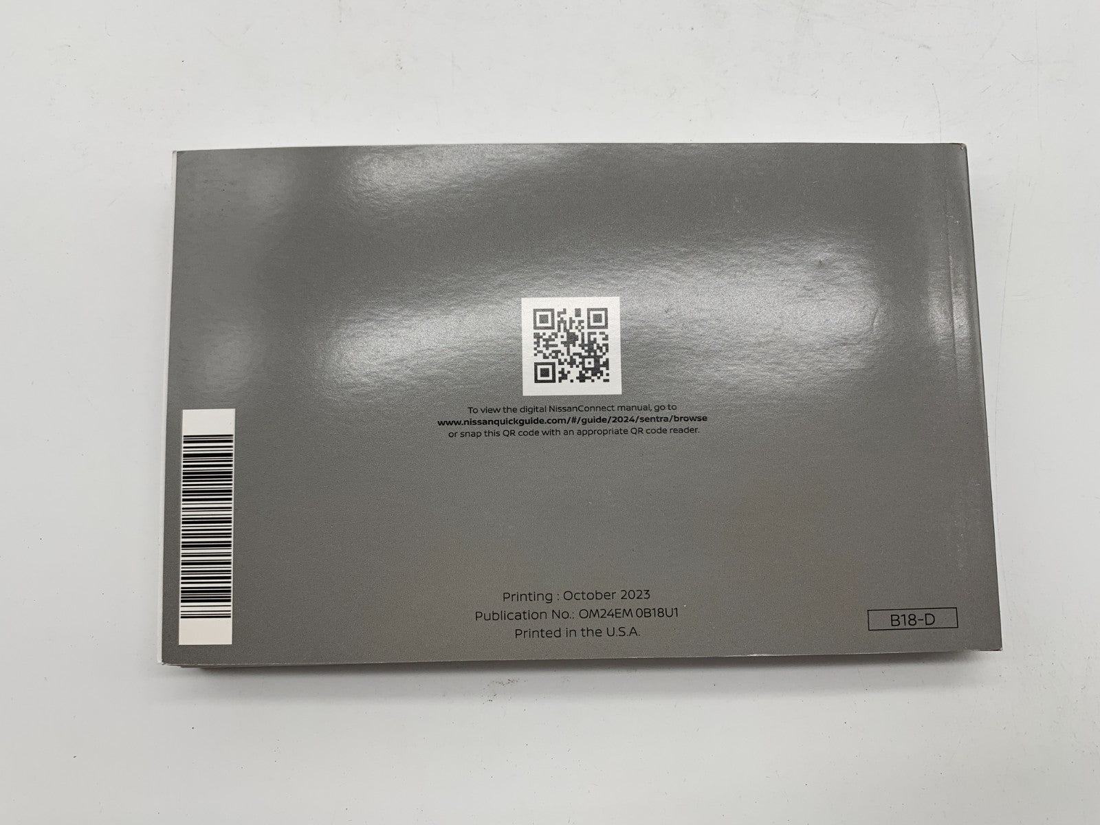 2024 Nissan Sentra Owners Manual Set with Case OEM B02B56004