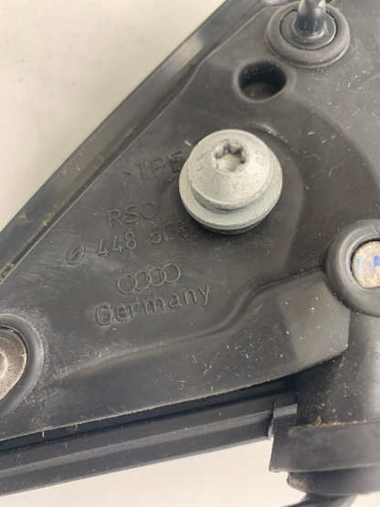 2007-2008 Audi S6 Passenger Side Power Door Mirror Silver No Mirror E04B12015