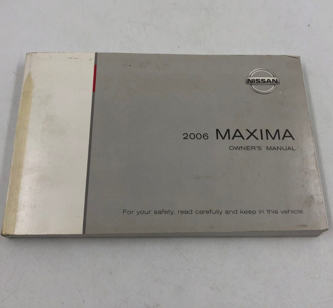 2006 Nissan Maxima Owners Manual OEM C02B10017