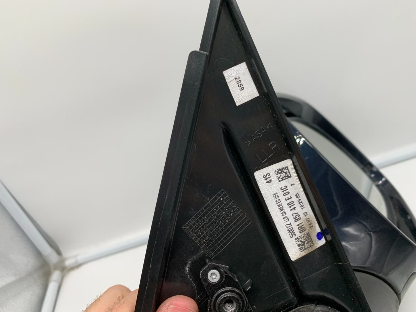 2009-2014 Audi Q5 Passenger Side View Power Door Mirror Gray OEM with Memory