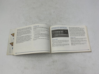 1999 Chevrolet Malibu Owners Manual OEM B03B31034