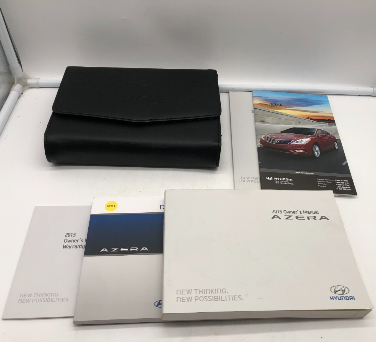 2013 Hyundai Azera Owners Manual Set with Case OEM A02B03031