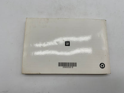 2012 Chevrolet Cruze Owners Manual Set OEM B04B24006