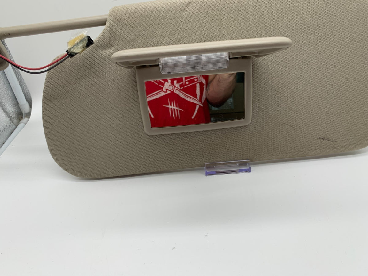 2009-2012 Ford Flex Driver Sun Visor Gray Illuminated OEM B03B17015