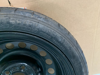 2020-2025 Nissan Sentra 16" Spare Tire Wheel Compact Donut T125/70D16