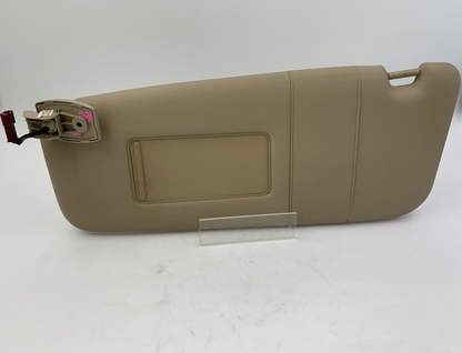 2008-2010 BMW 528i Driver Sun Visor Sunvisor Gray Illuminated OEM D01B70003