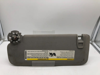2004-2012 Chevrolet Malibu Passenger Sun Visor Gray OEM B04B22032
