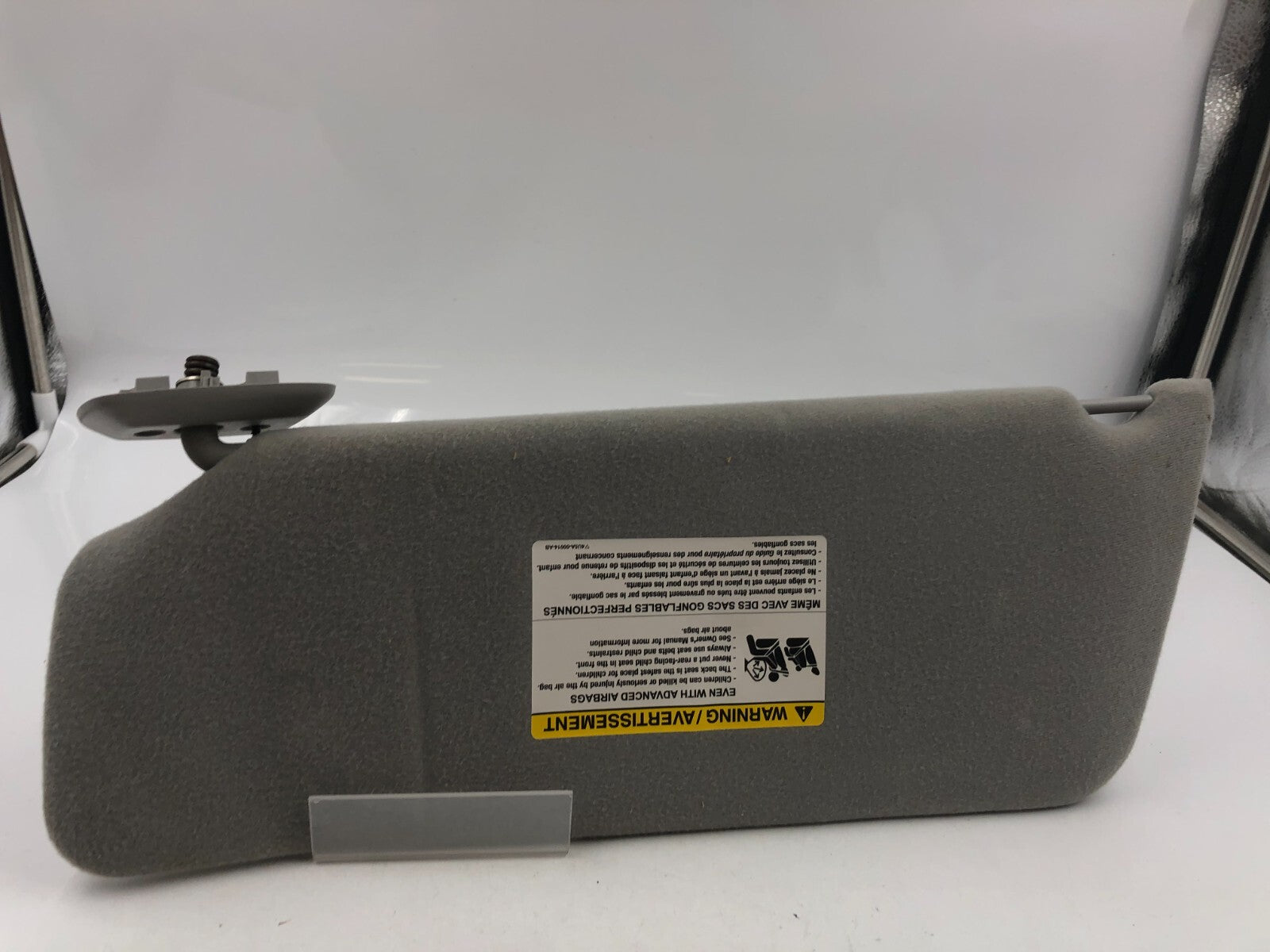2004-2008 Ford F-150 F150 Passenger Sun Visor Gray OEM B04B40083