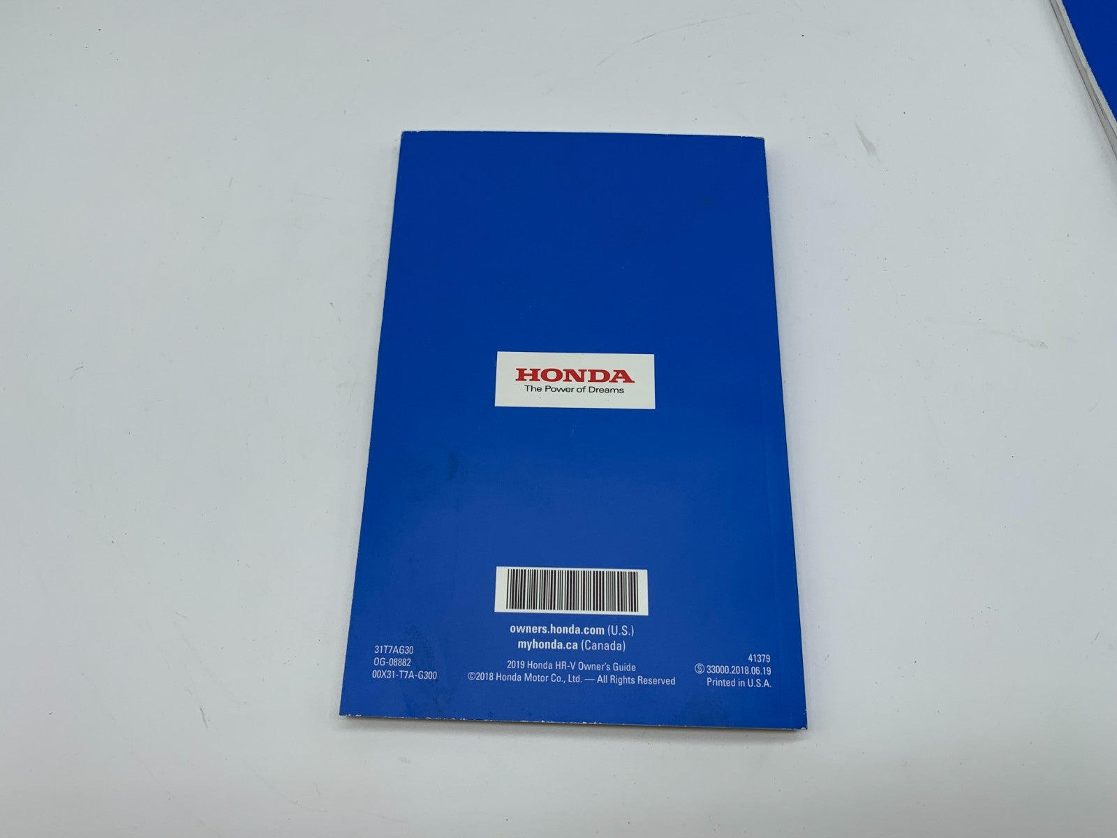2019 Honda HRV HR-V Owners Manual Set OEM C03B49014