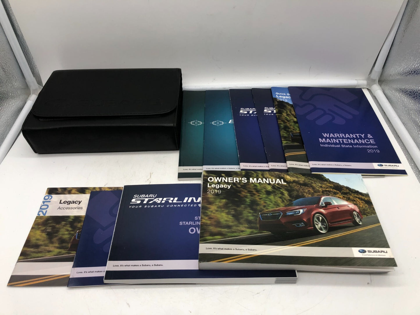 2019 Subaru Legacy Owners Manual Set with Case OEM E03B20007