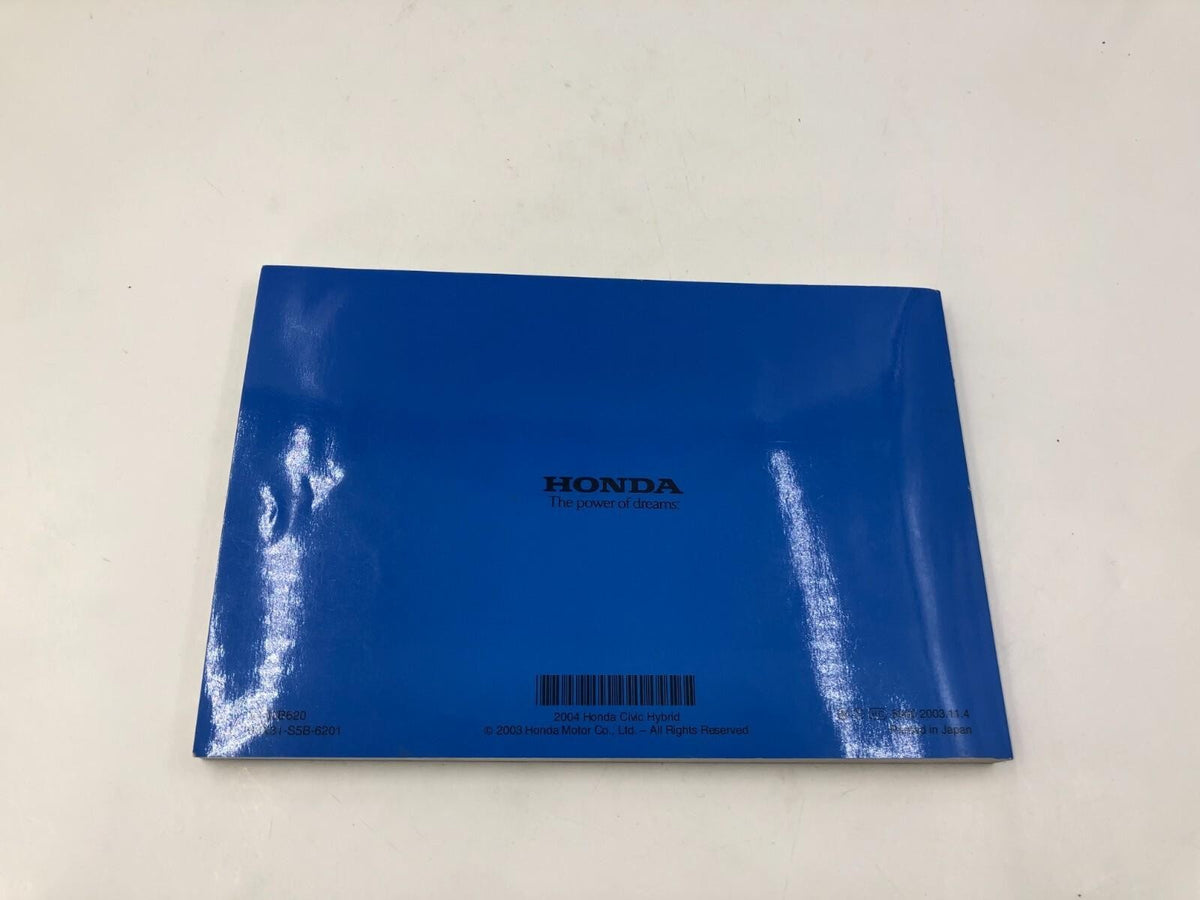 2010 Honda Civic Hybrid Owners Manual OEM C04B39055