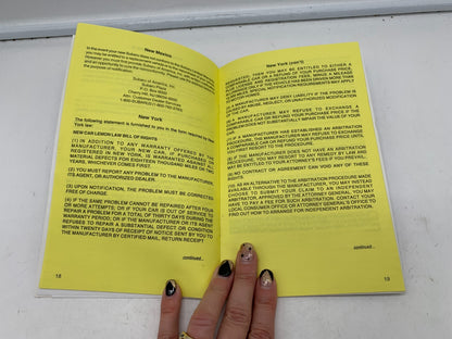 2009 Subaru Legacy Owners Manual Set OEM