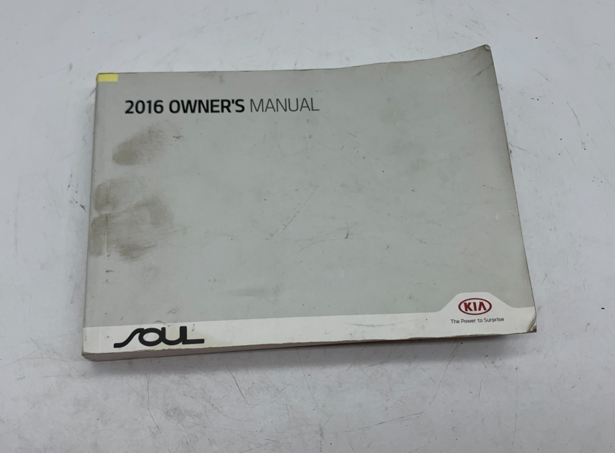 2016 Kia Soul Owners Manual OEM B03B51020