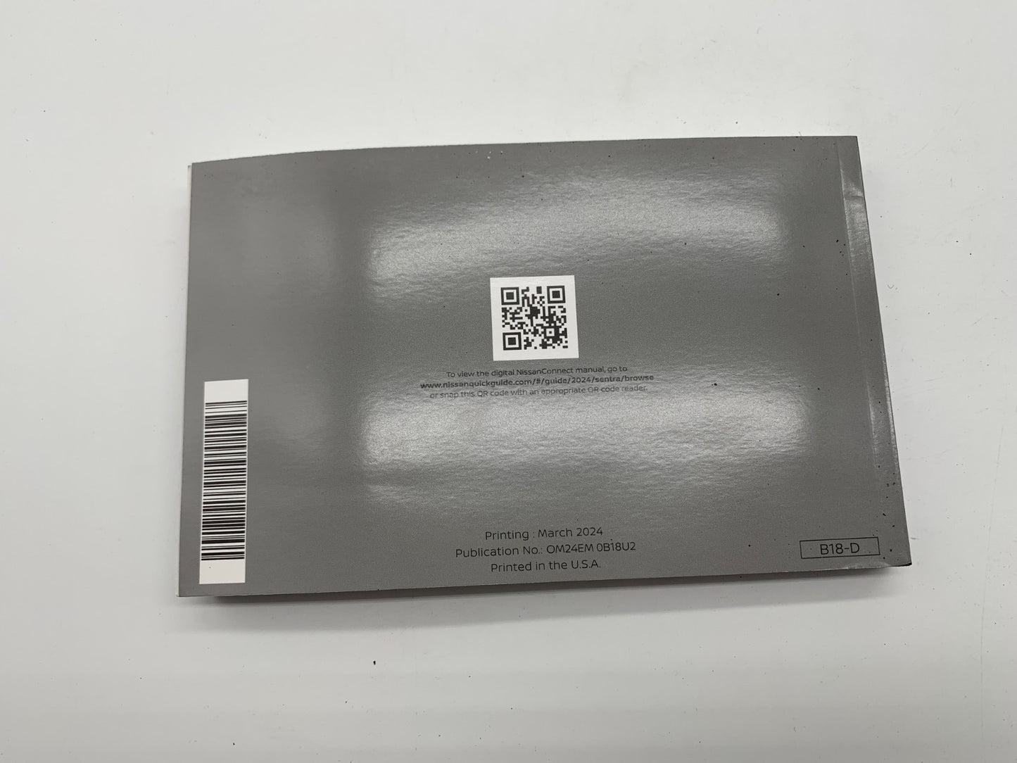 2024 Nissan Sentra Owners Manual Set with Case OEM B03B24017