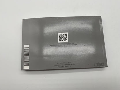 2024 Nissan Sentra Owners Manual Set with Case OEM B03B24017