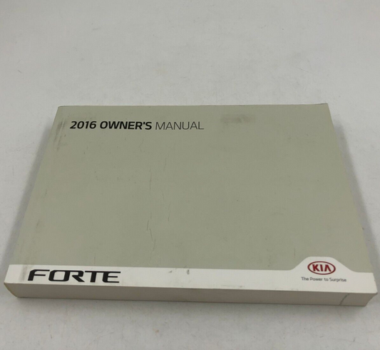 2016 Kia Forte Owners Manual OEM C01B55065