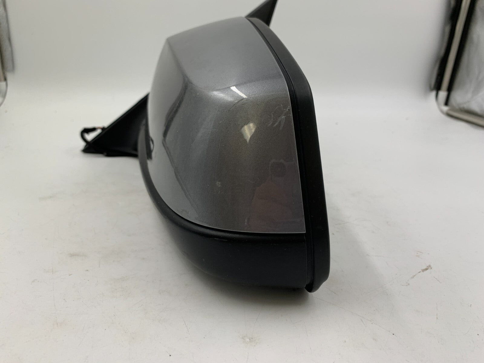 2012-2013 BMW 525i Driver Side View Power Door Mirror Gray OEM A01B35039