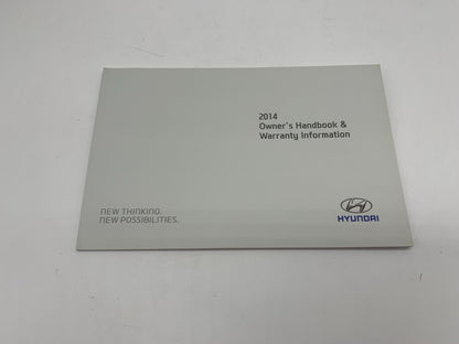 2014 Hyundai Sonata Owners Manual Includes Case OEM