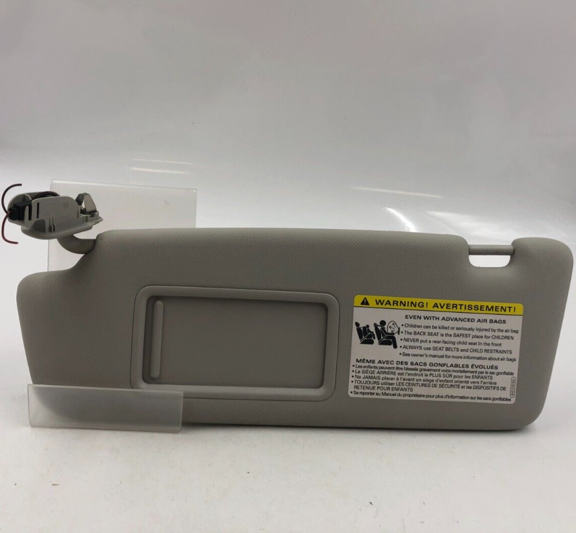 2009-2012 Audi A4 Driver Sun Visor Gray Illumination OEM B04B40085