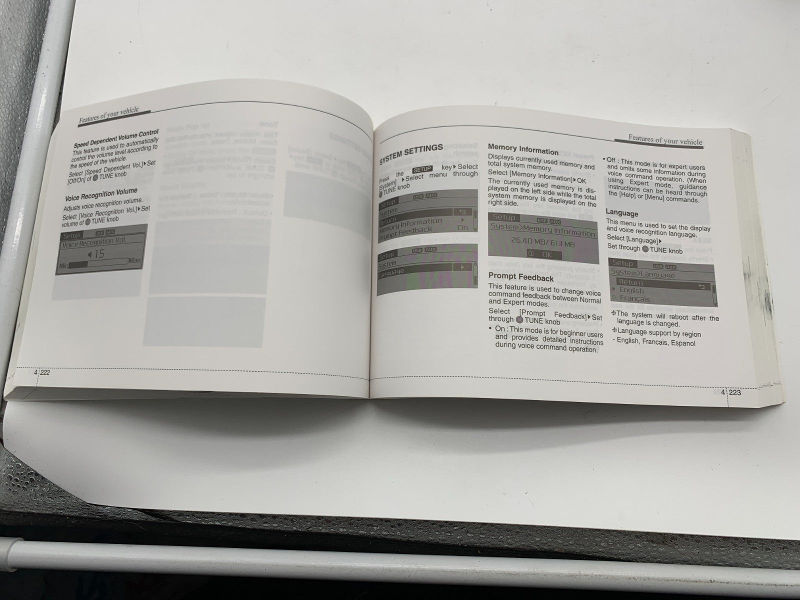 2016 Kia Sedona Owners Manual Set with Case OEM F01B33015