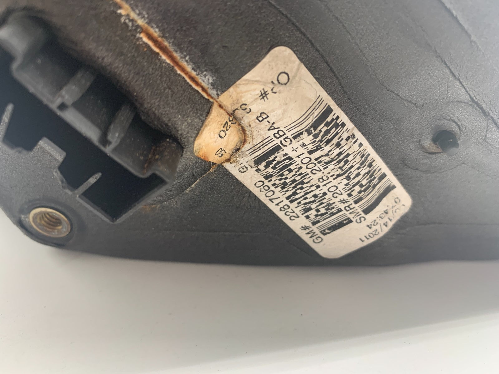 2011-2013 Buick Regal Driver Side View Power Door Mirror Black OEM E04B43031