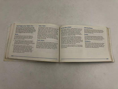 2002 Chevrolet Cavalier Owners Manual OEM D03B52023