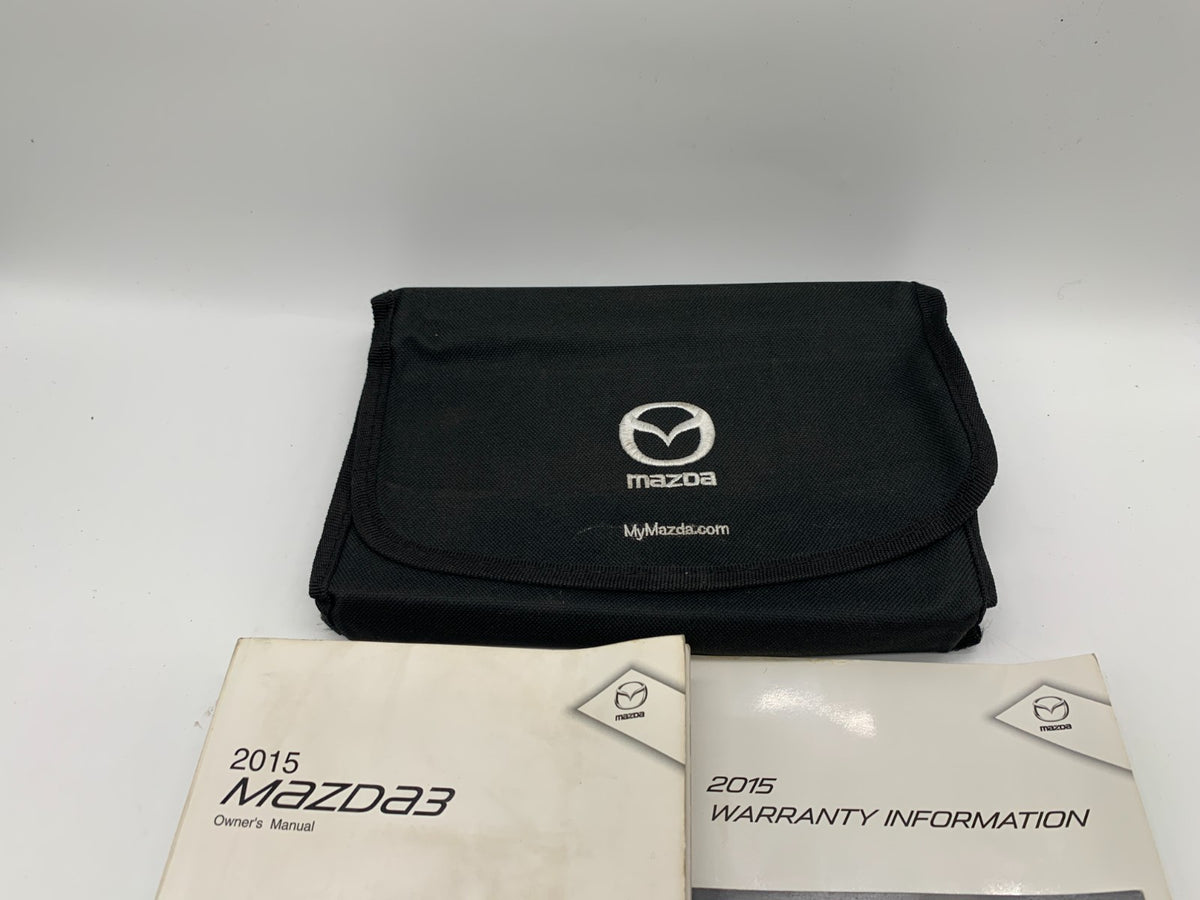2015 Mazda 3 Owners Manual Set with Case OEM B03B41080