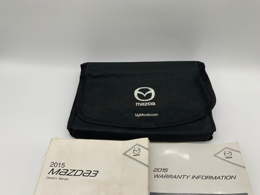 2015 Mazda 3 Owners Manual Set with Case OEM B03B41080