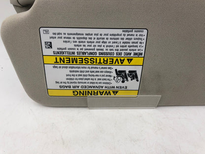 2015-2022 Subaru Legacy Passenger Sun Visor Gray Illuminated OEM B02B33060