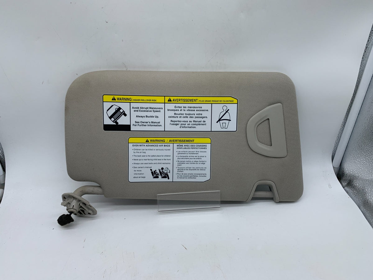 2014-2017 Nissan Rogue Passenger Sun Visor Gray Illuminated OEM D03B67006