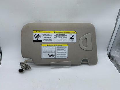 2014-2017 Nissan Rogue Passenger Sun Visor Gray Illuminated OEM D03B67006