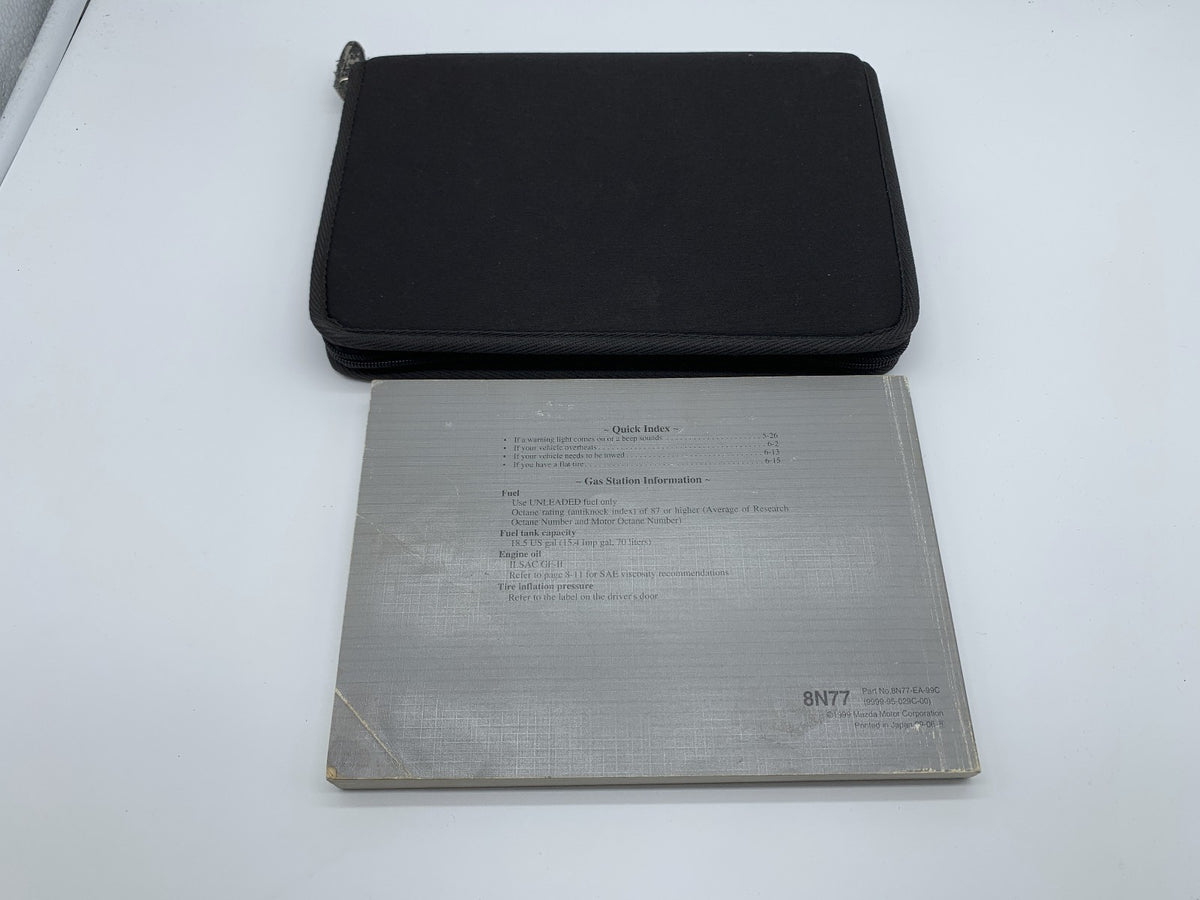 2000 Mazda MPV Owners Manual with Case OEM R01B02015