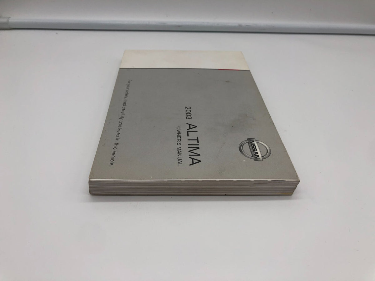 2003 Nissan Altima Owners Manual OEM D01B42007
